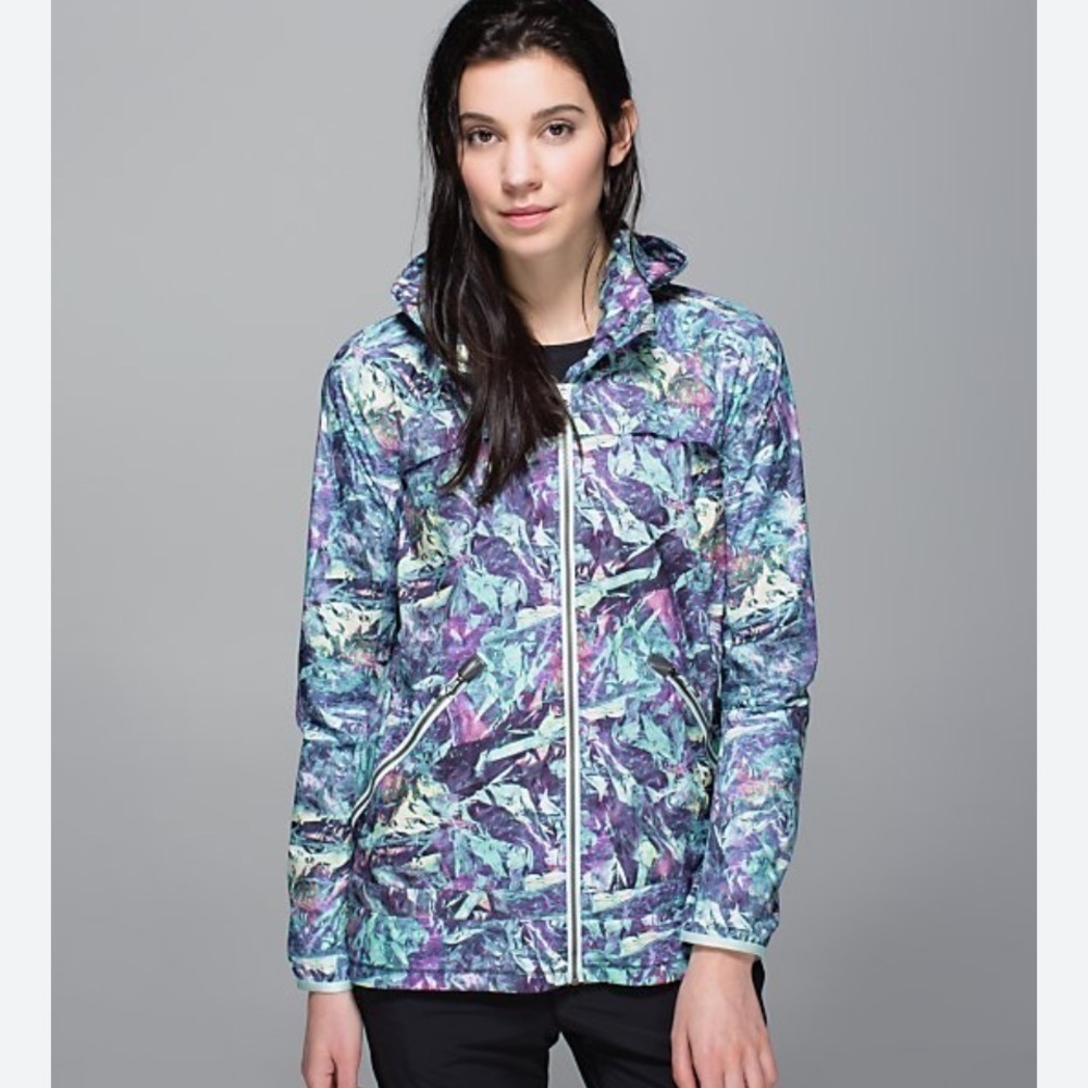 Lululemon Athletics Miss Misty Lightweight Jacket With Hide Away Hood
